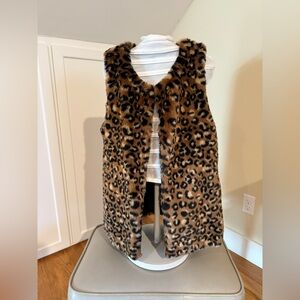 Forever 21 Leopard-print Vest, size medium